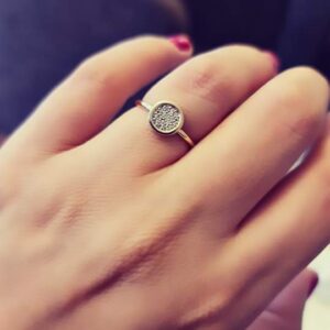 Bague de fiancaille plaque or france 2190010